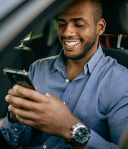 Happy importer with a Japanese used car